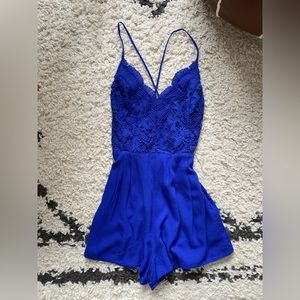 Urban Outfitters Elegant Lace Romper